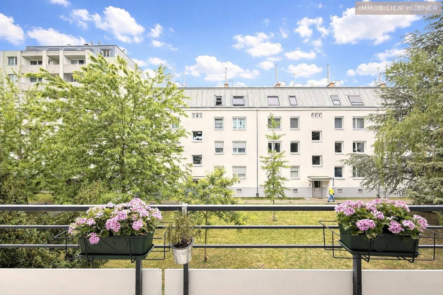 Wohnung ruhige Hofruhelage Loggia Grünblick