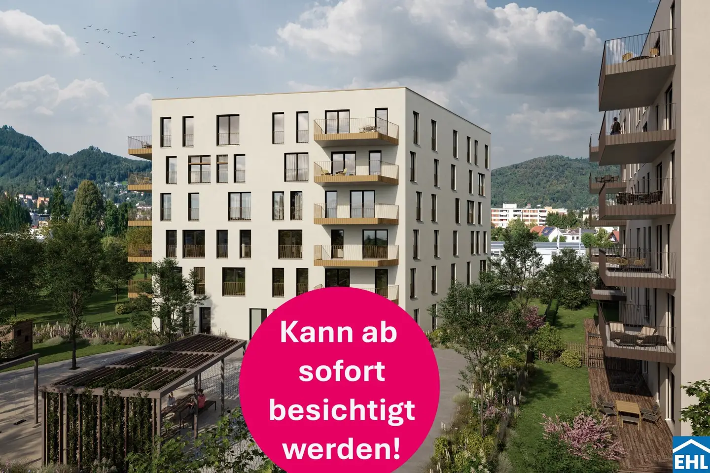 Apartment with garden and terrace in a car free quarter