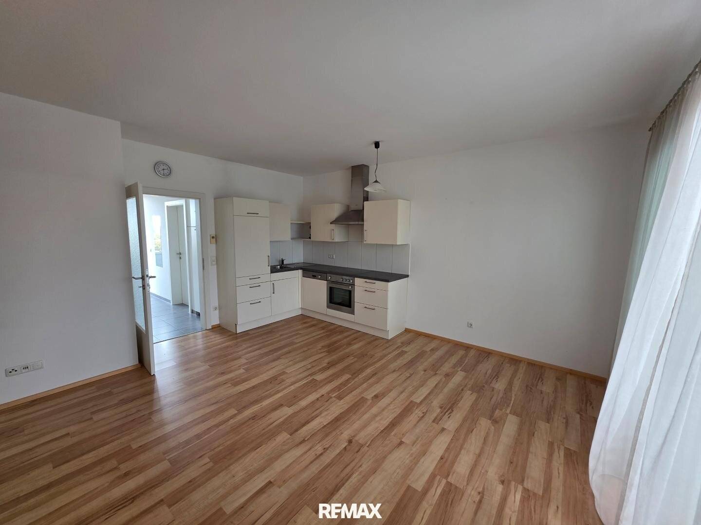 Apartment with loggia and open living area