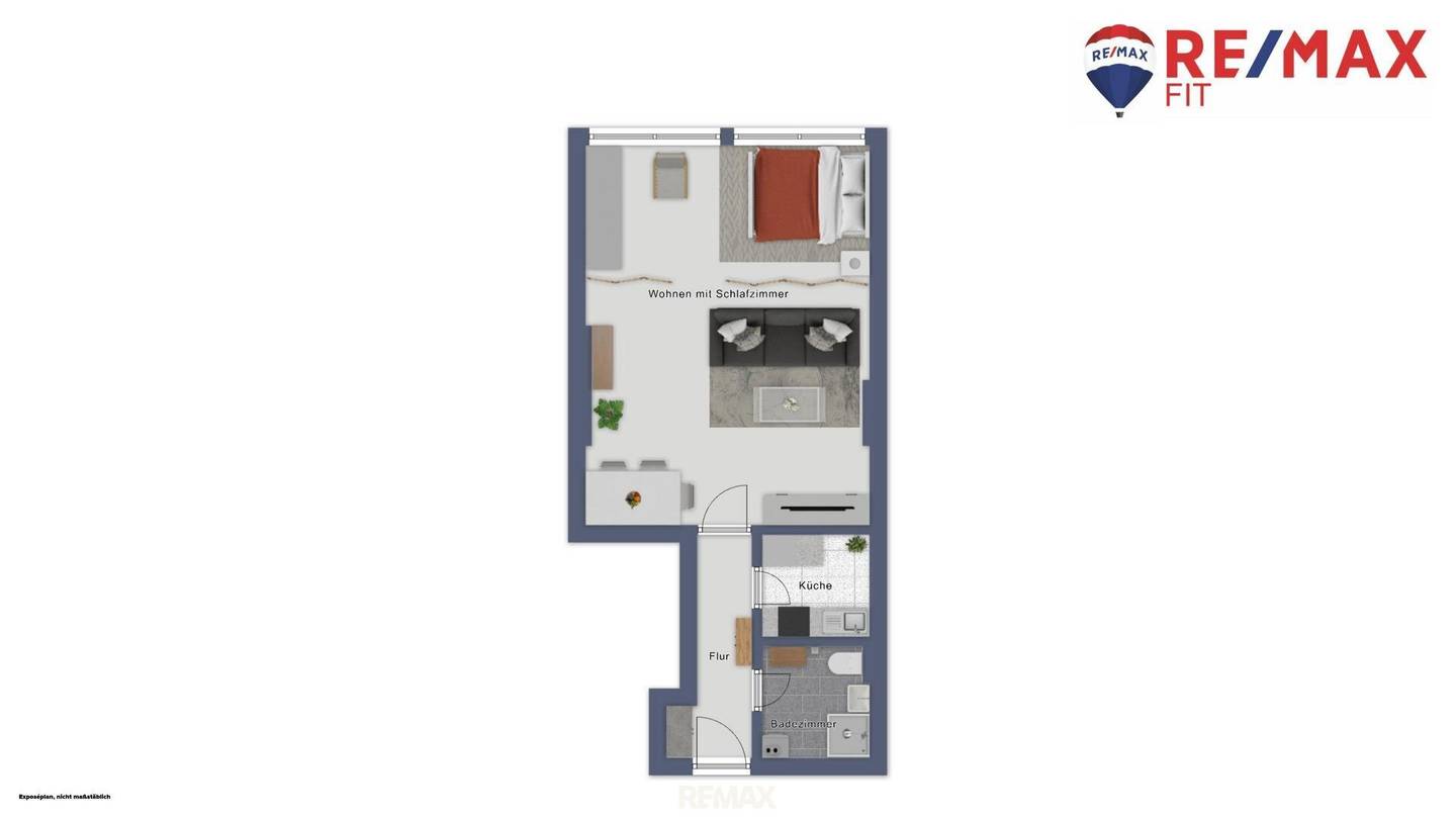 Apartment in the center with parking