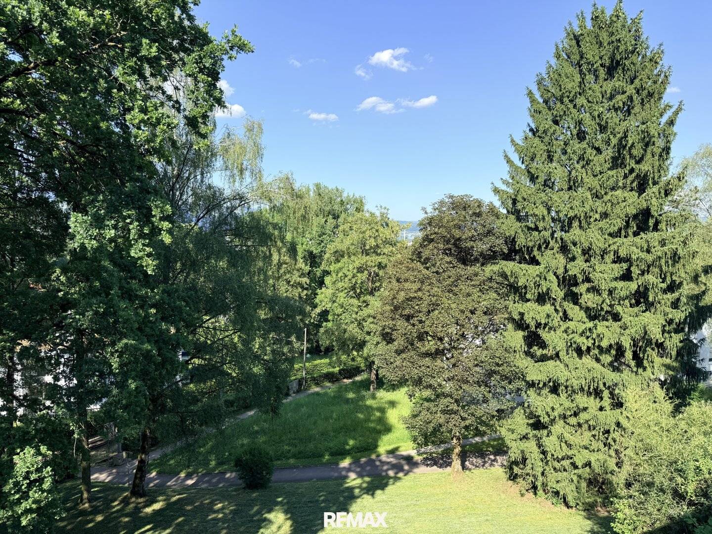Wohnung am Pöstlingberg ruhige Aussicht Loggia