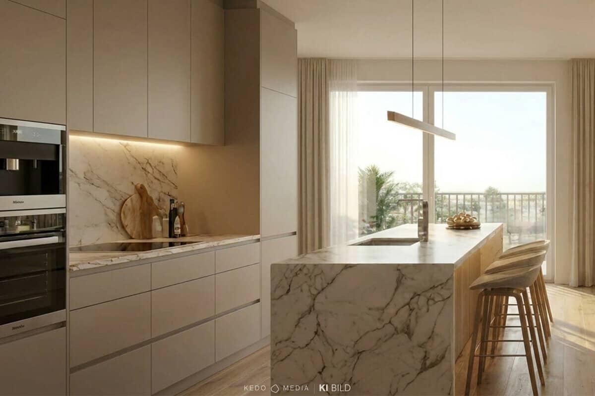 Penthouse with lift access and roof terrace