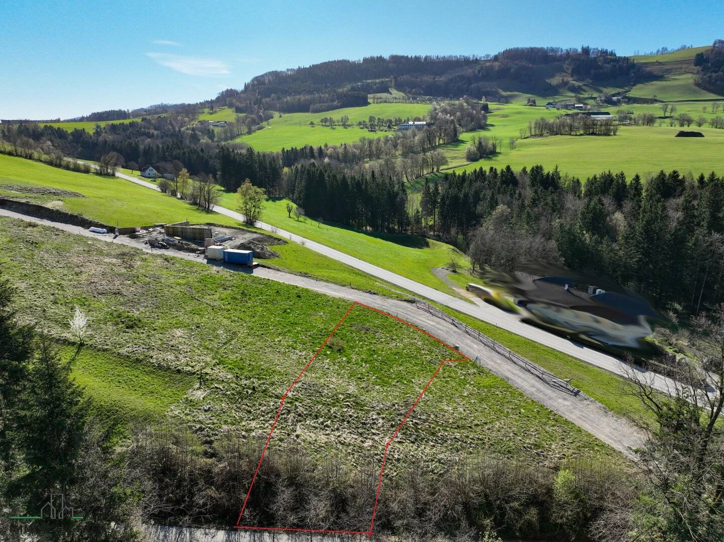 Baugrundstück mit Südhang in St. Georgen