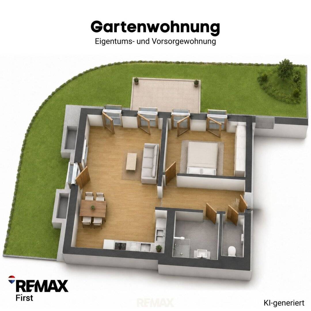 First occupancy apartment with balcony no commission