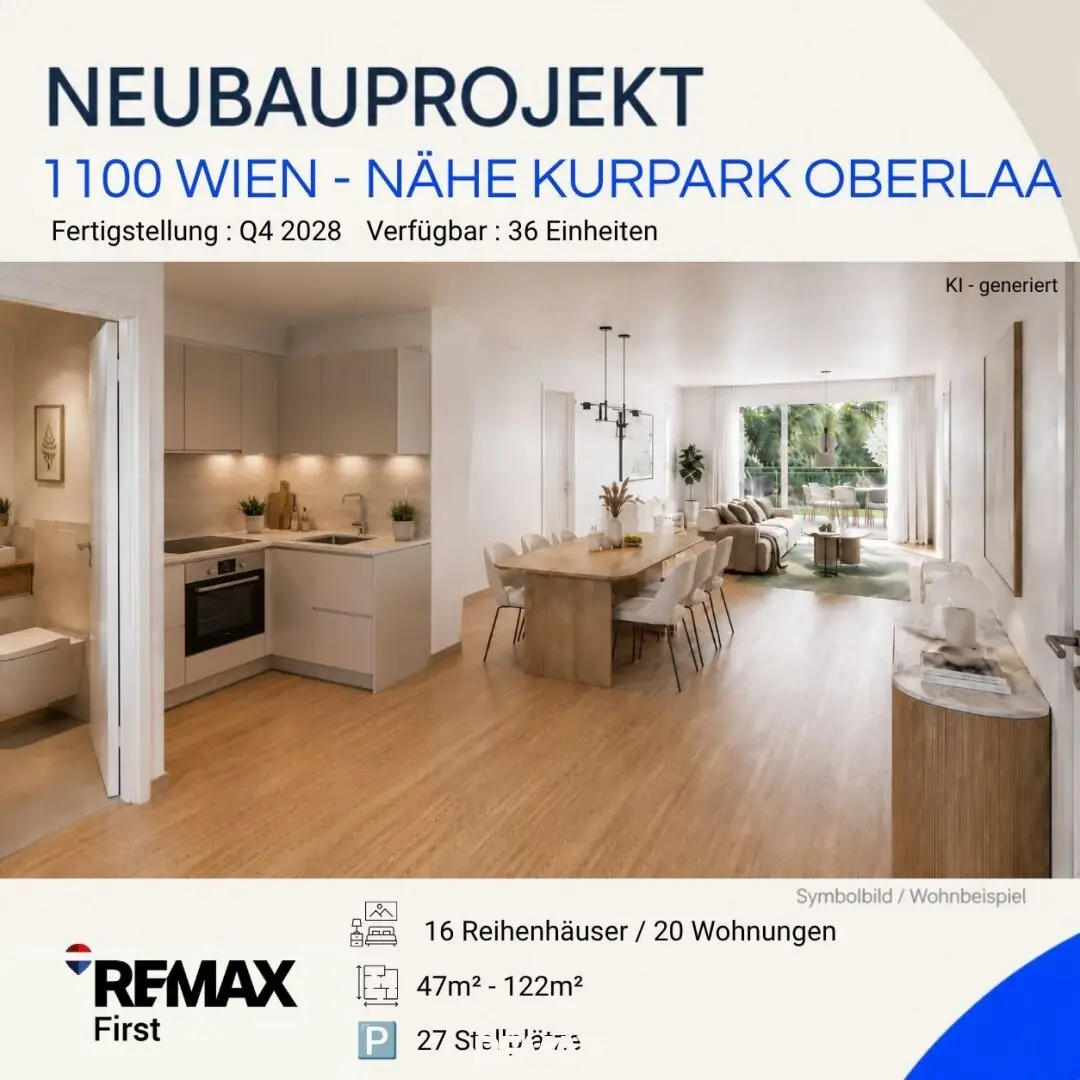 Reihenhaus in Oberlaa mit Garten