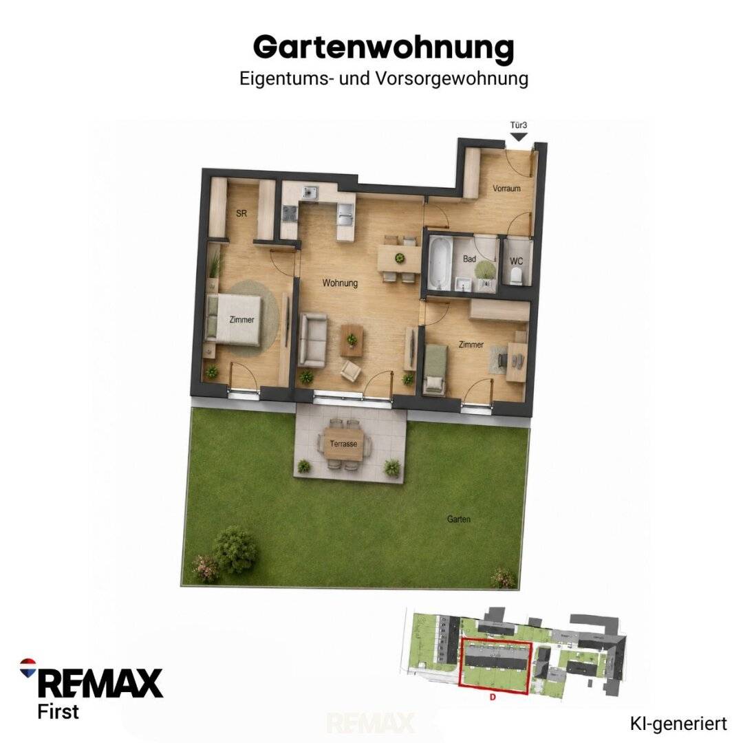 Neubauwohnung Erstbezug mit Terrasse