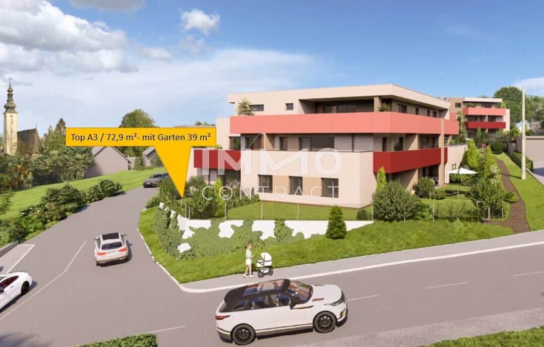 Wohnung Erstbezug Neubau mit Terrasse und Garten