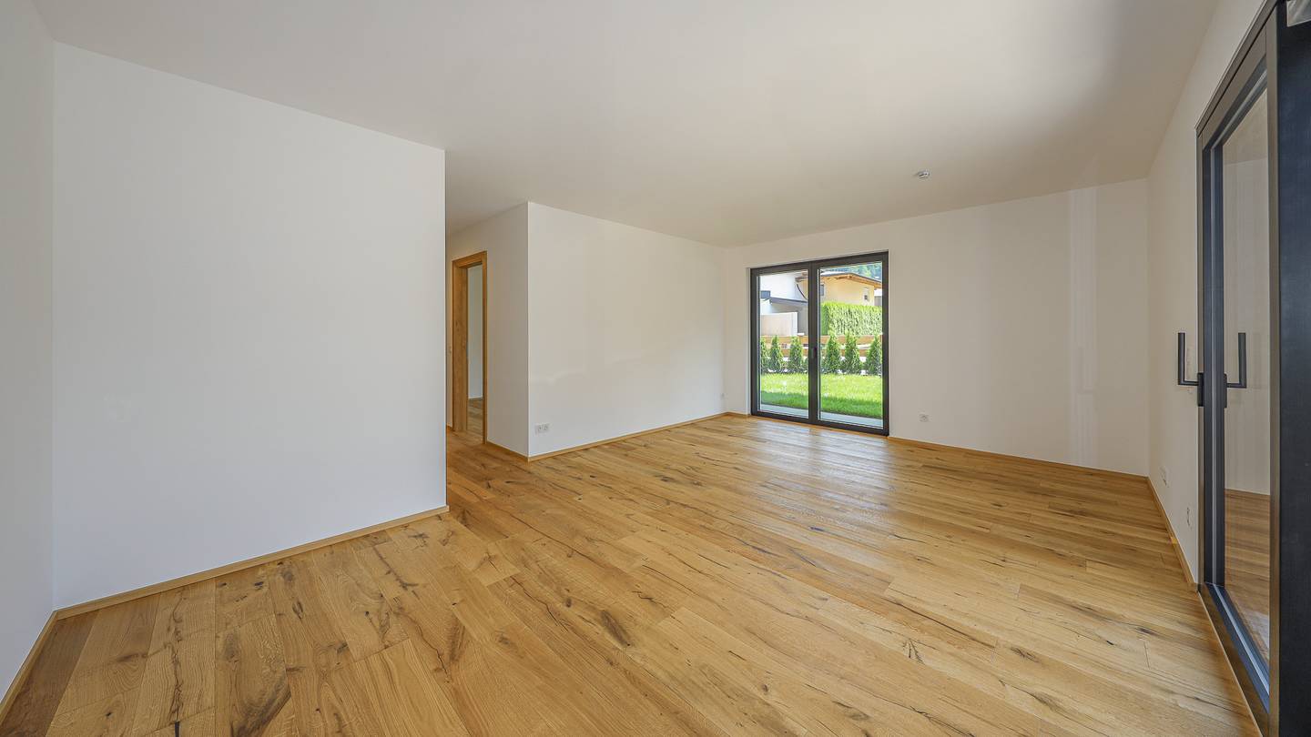 Neubauwohnung Erdgeschoss Garten Panoramablick