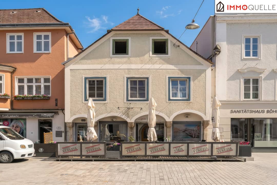 Vermietetes Geschäftslokal am Stadtplatz