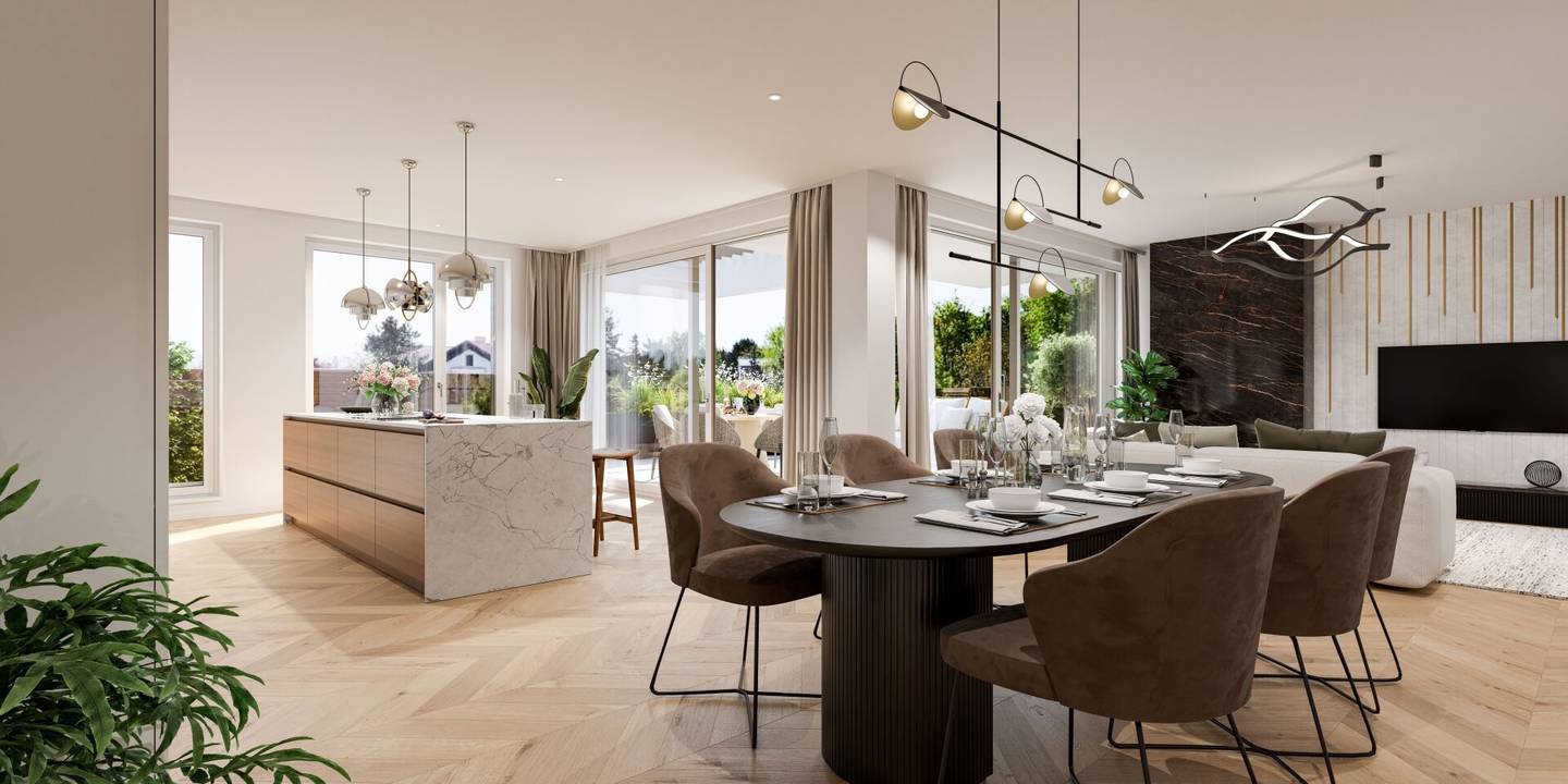 Wohnung mit privatem Garten und Terrasse