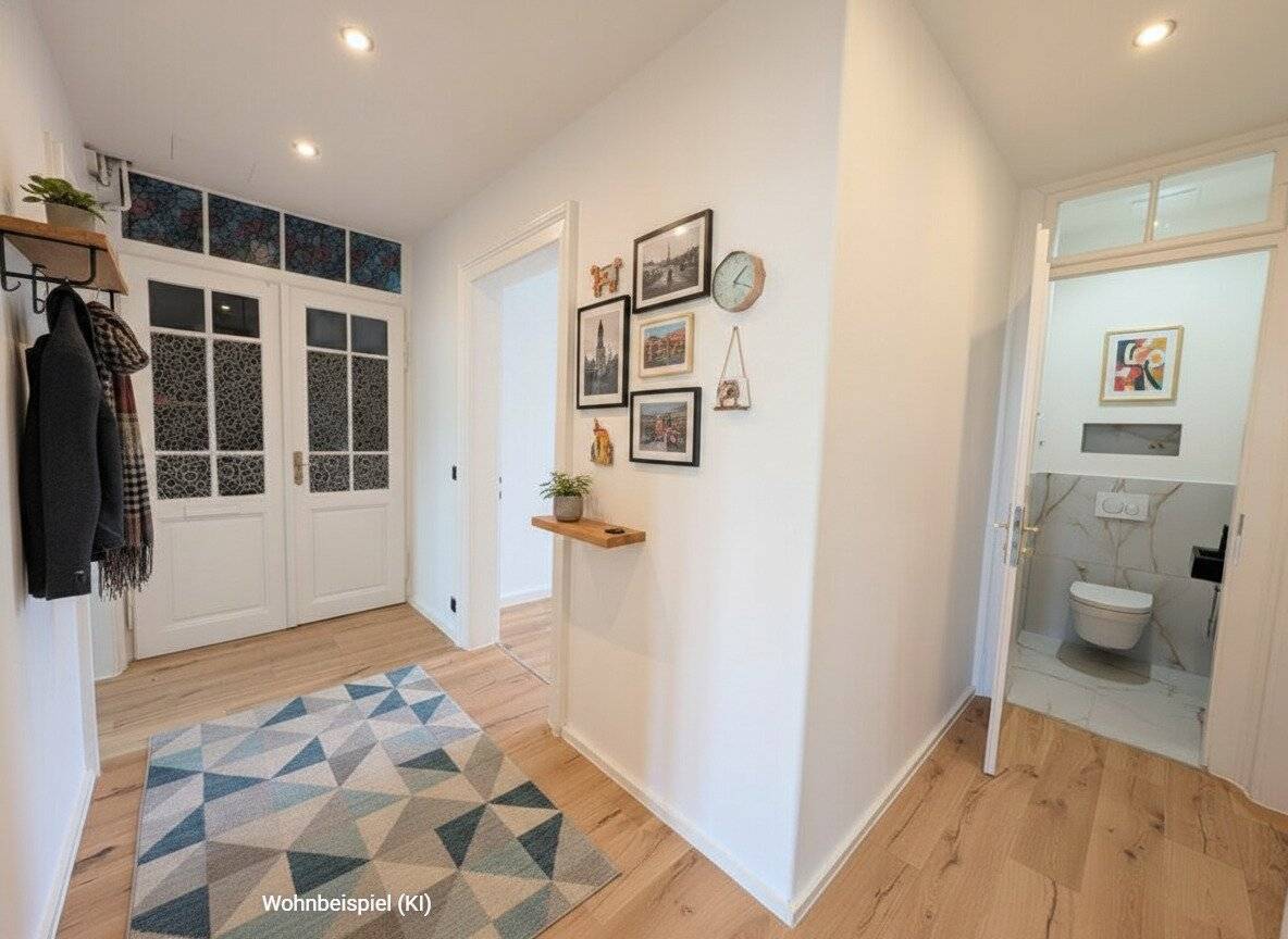 Kernsaniert 4 Zimmer Wohnung mit Westbalkon und Ostwintergarten