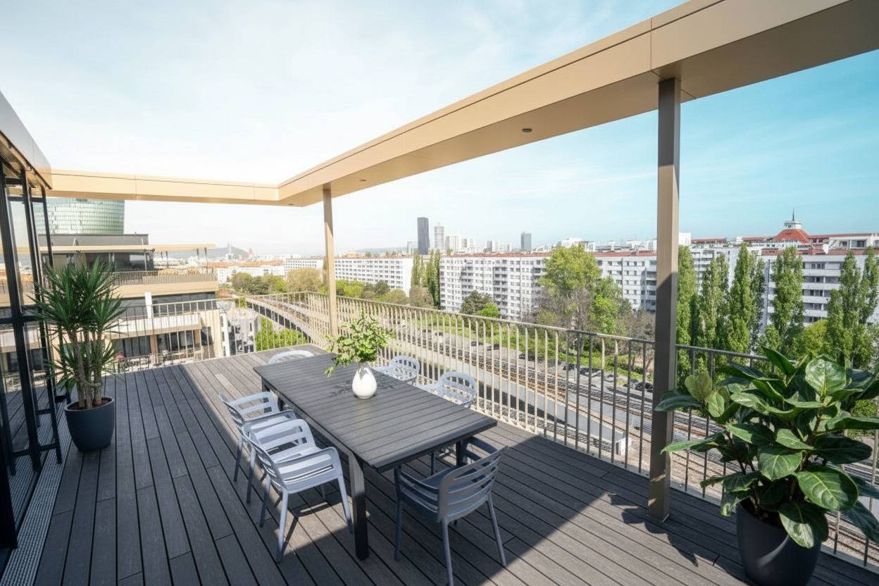 2-Room Apartment with Terrace in Vienna 1020