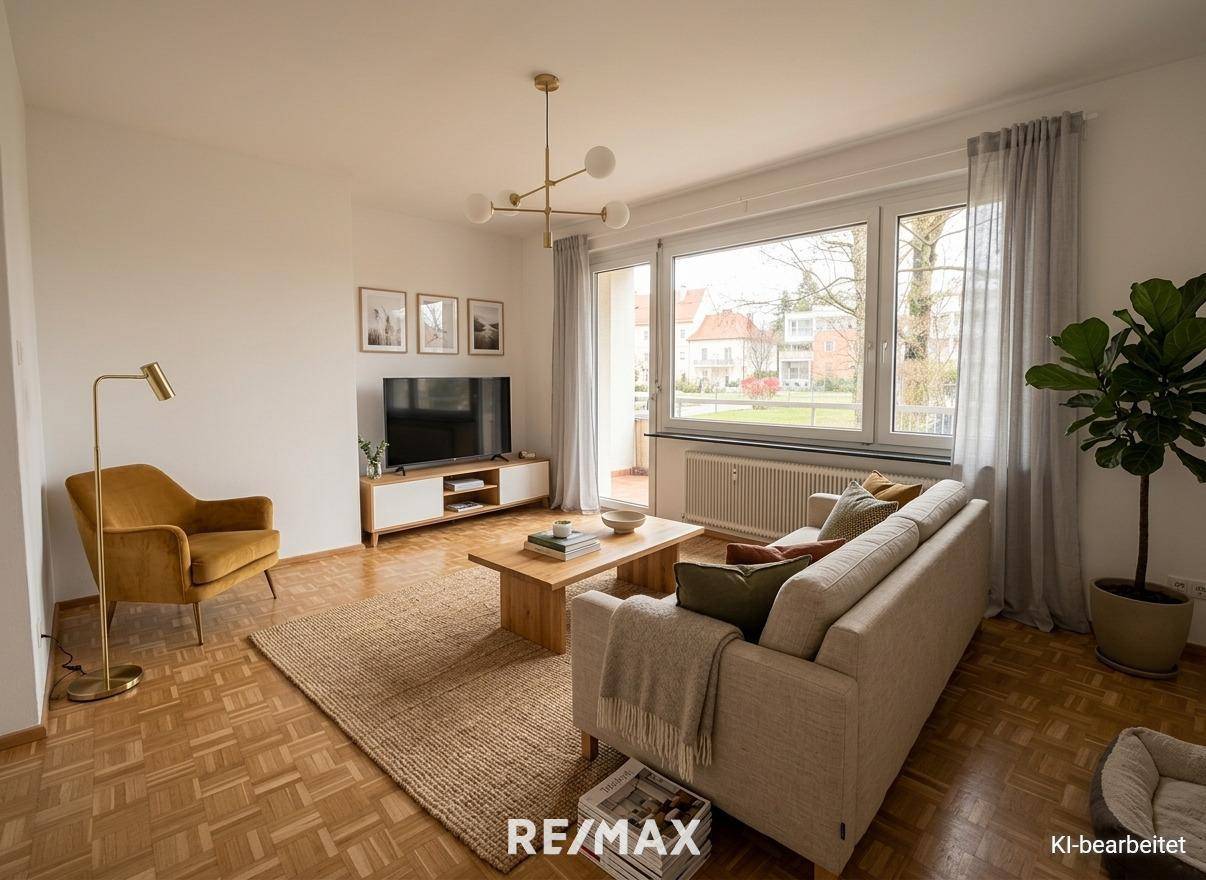 Erdgeschosswohnung am Kreuzbergl mit Balkon Loggia