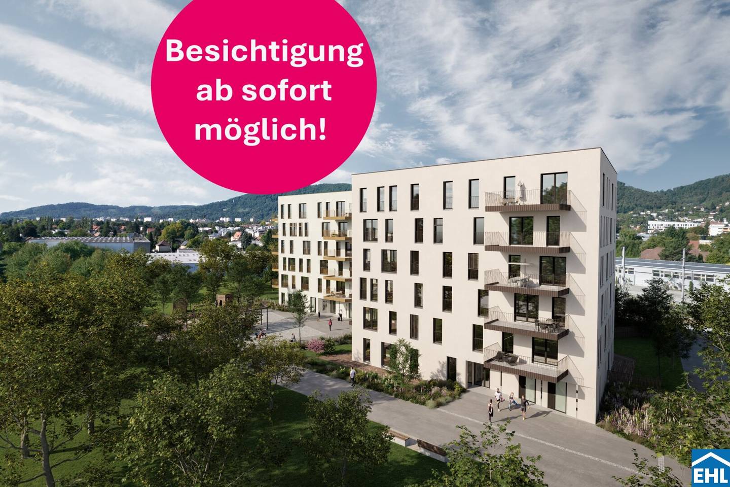 Wohnung Neubau Erstbezug mit großzügigen Freiflächen