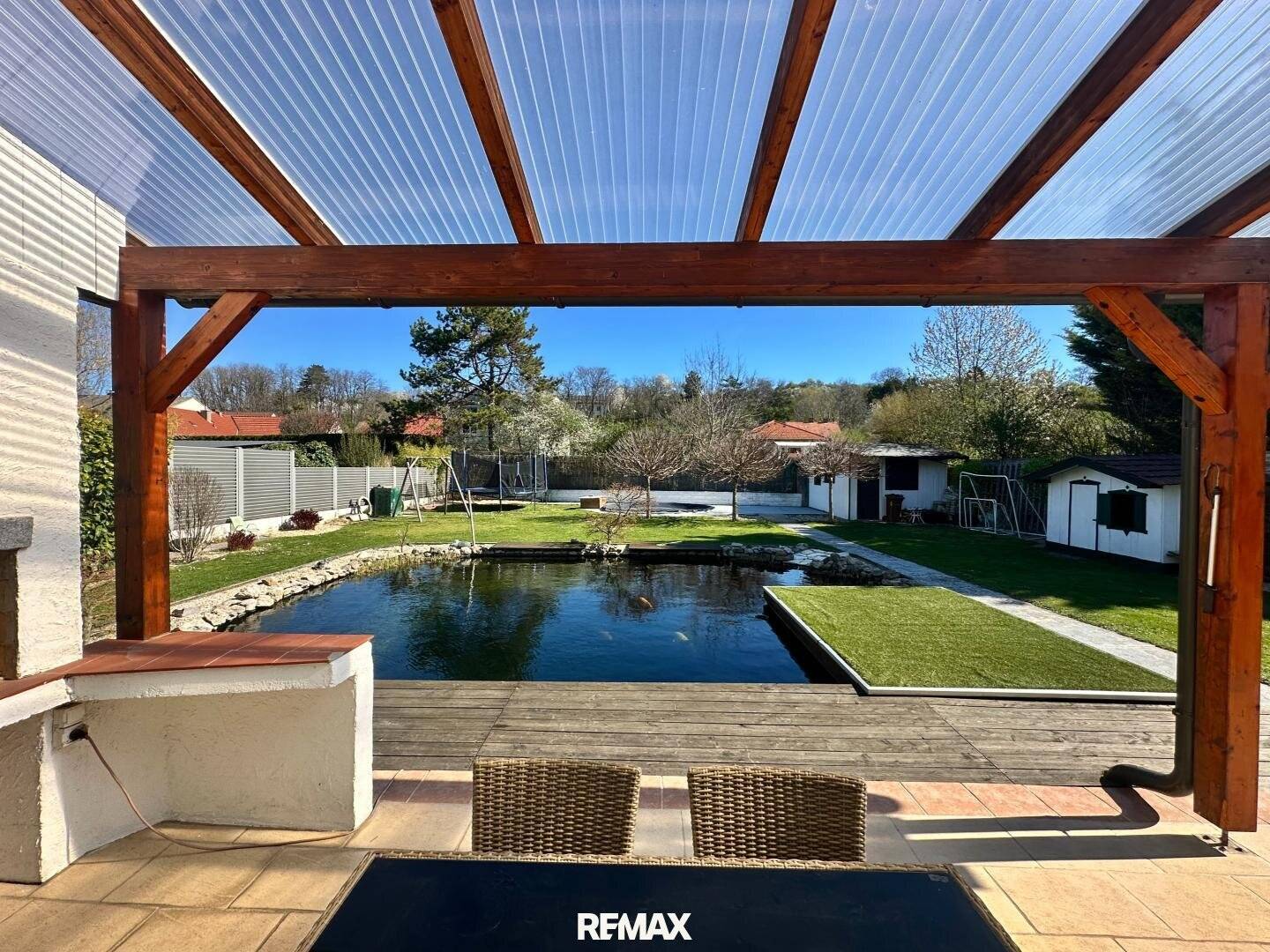 Single-Family Home with Pool and Swimming Pond