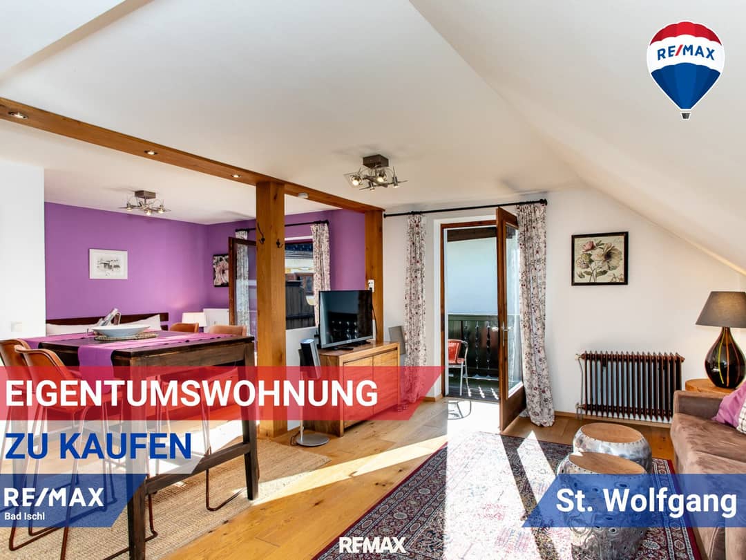 Fully furnished apartment with balcony near Wolfgangsee