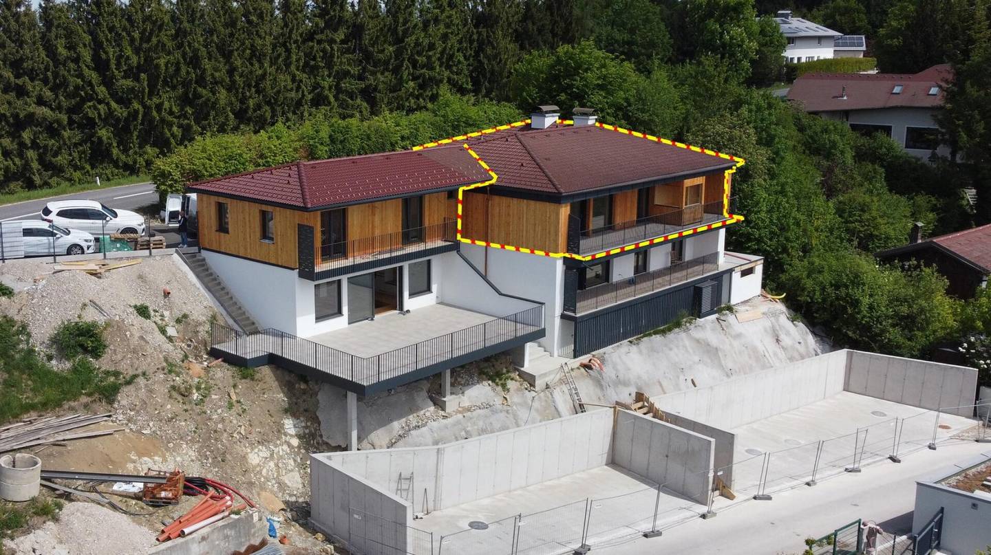 Dachgeschosswohnung See Panorama Terrasse Sauna