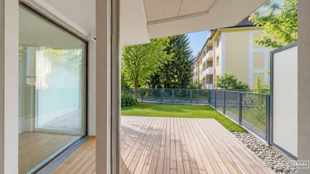 Maisonette apartment with private garden and terrace