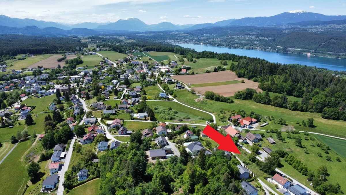 Naturnahe Bauparzelle in Schiefling am Wörthersee
