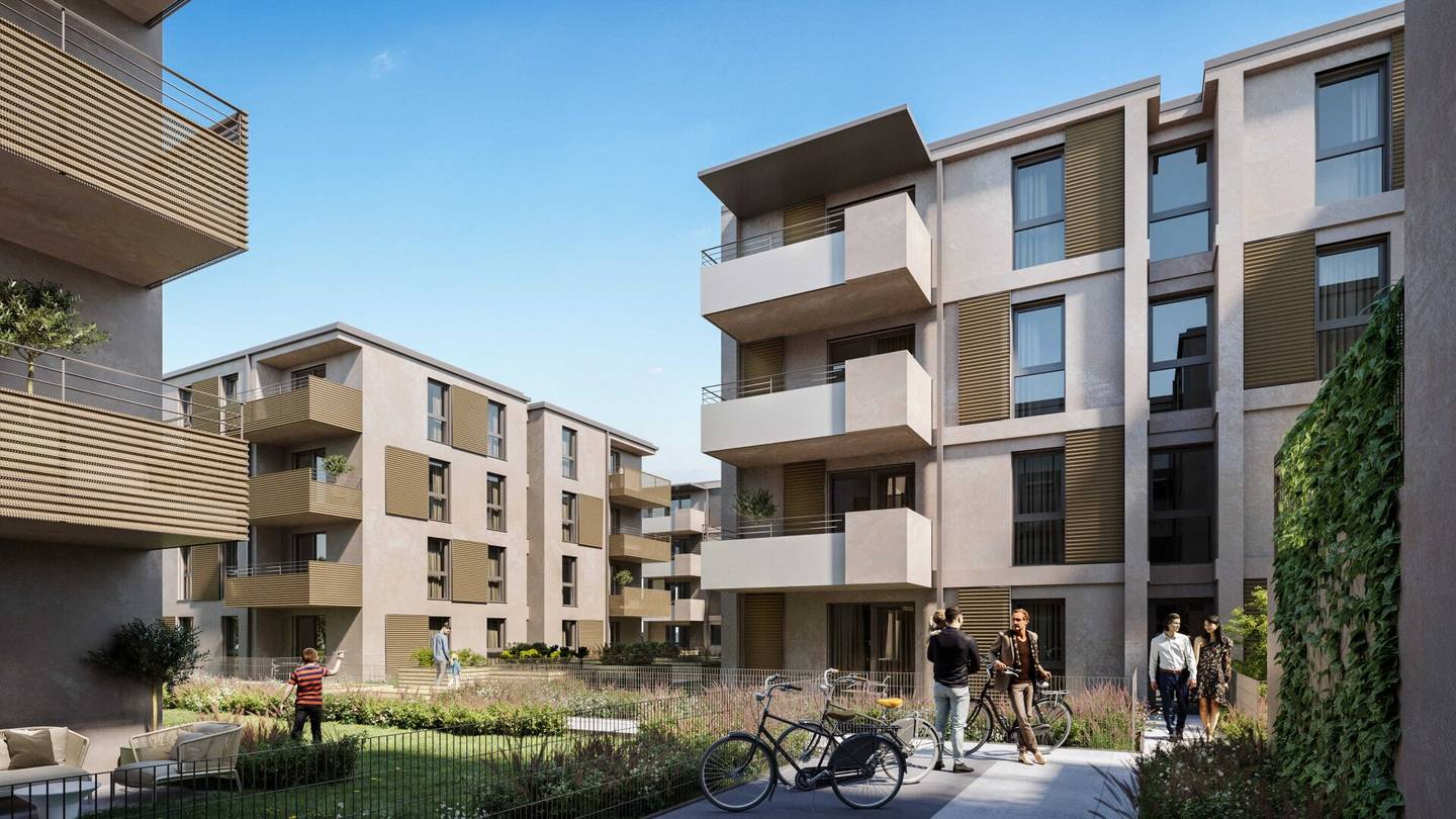 Subsidized 3-room rental apartment with south balcony, high-quality fittings, St. Pölten Teufelhof, 1 parking space included, mechanical ventilation
