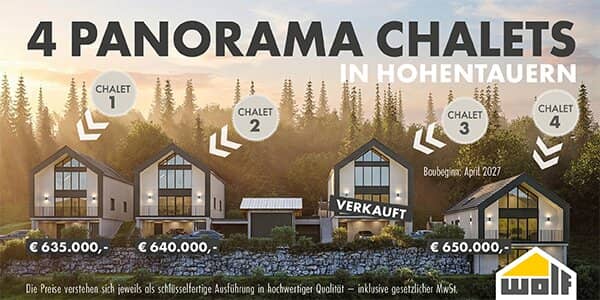 Modernes Panorama-Chalet in Hohentauern