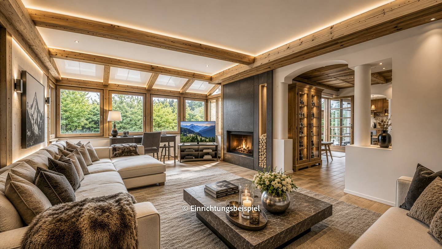 Wohnung mit Terrasse und Blick zum Hahnenkamm