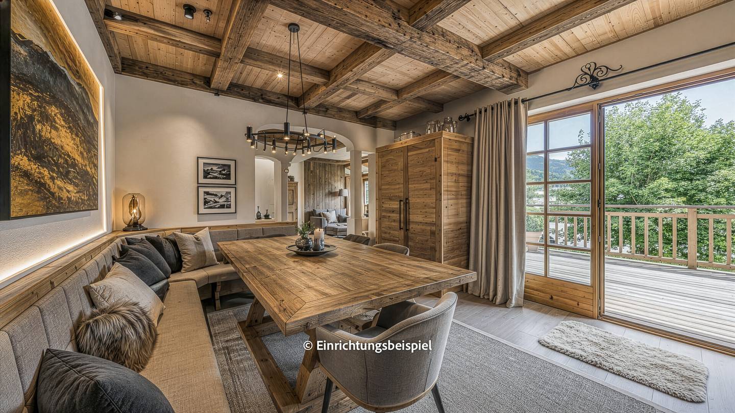 Wohnung mit Terrasse und Blick zum Hahnenkamm