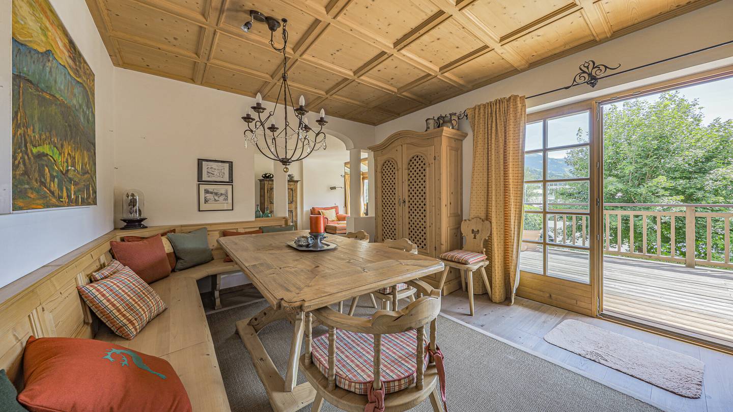 Wohnung mit Terrasse und Blick zum Hahnenkamm