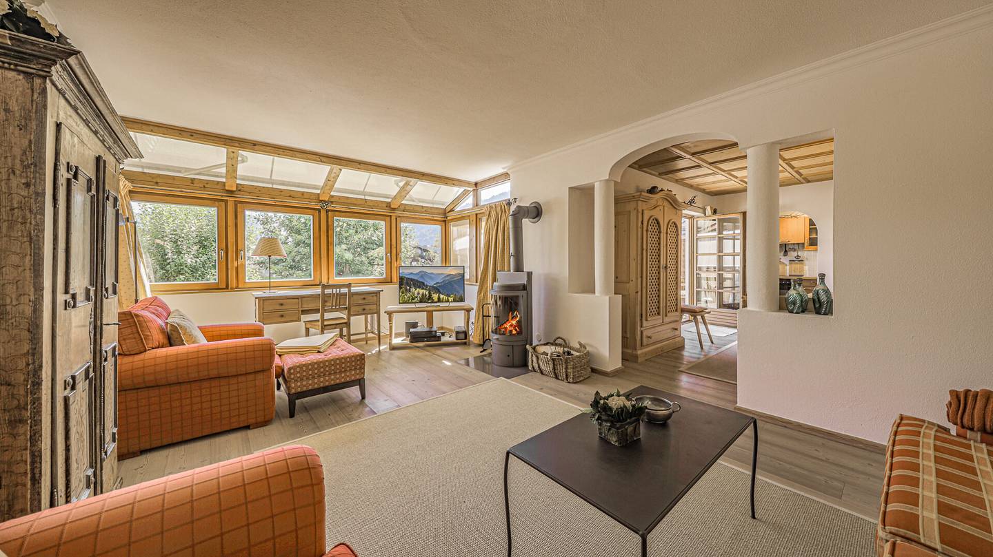 Wohnung mit Terrasse und Blick zum Hahnenkamm