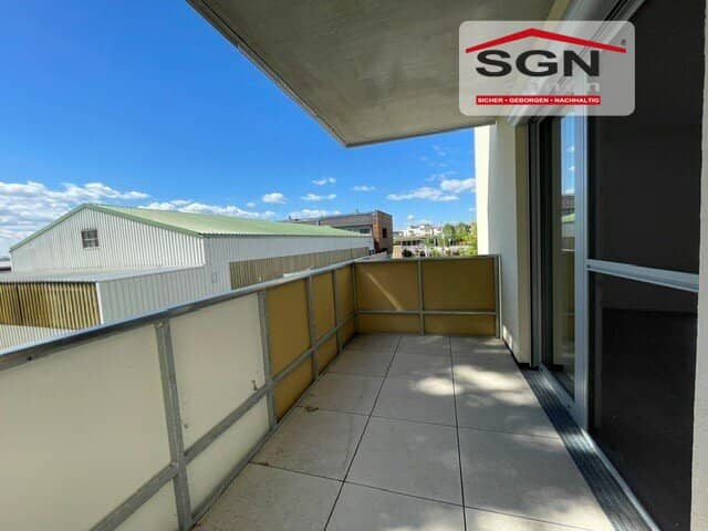 Newly built apartment with sunny balcony