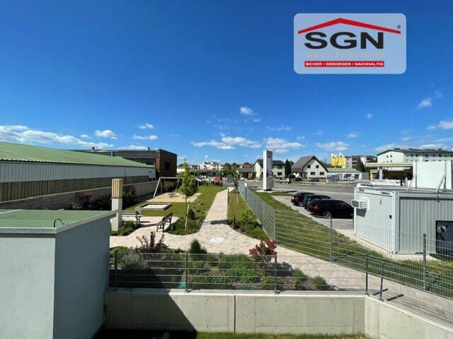 Newly built apartment with sunny balcony