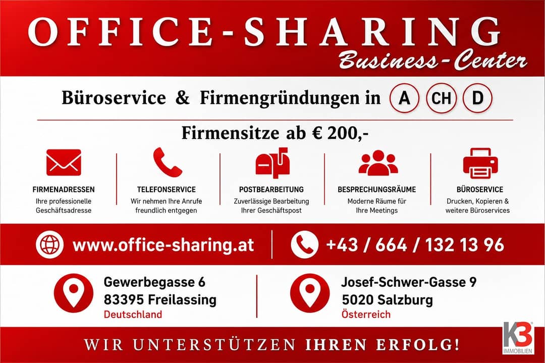 Büro- und Praxisraum in Salzburg
