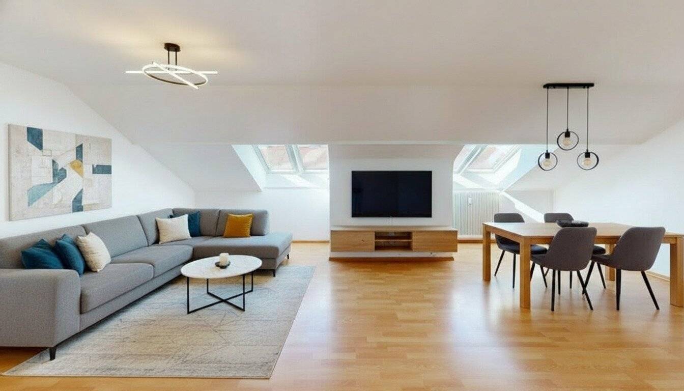 Stylish top floor apartment near Kagranerplatz