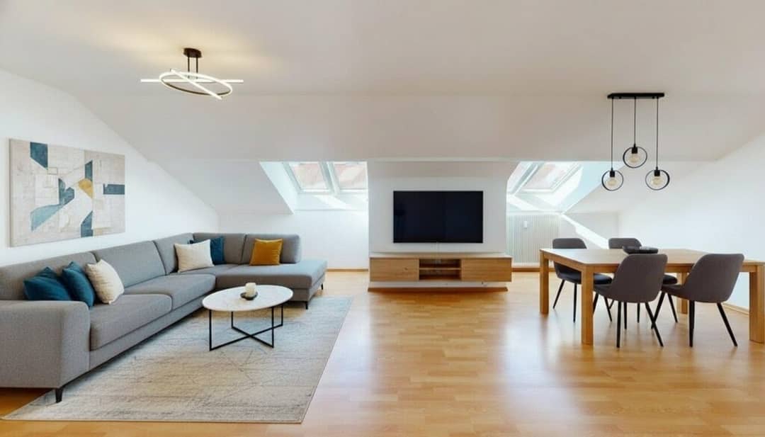 Stilvolle Dachgeschosswohnung nahe Kagranerplatz