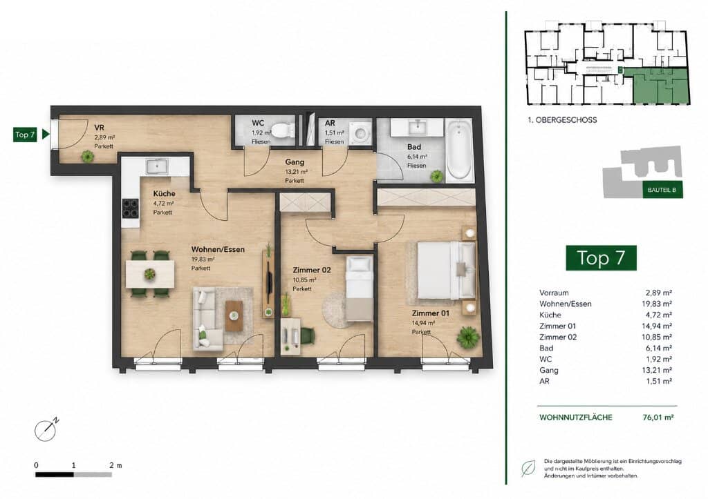 First occupancy apartment direct metro access