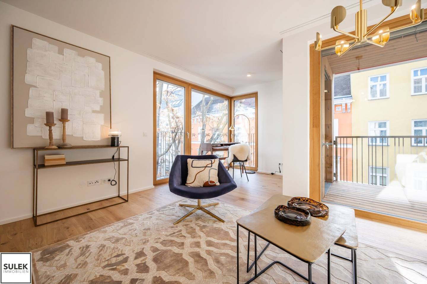 New build apartment with south loggia and Miele