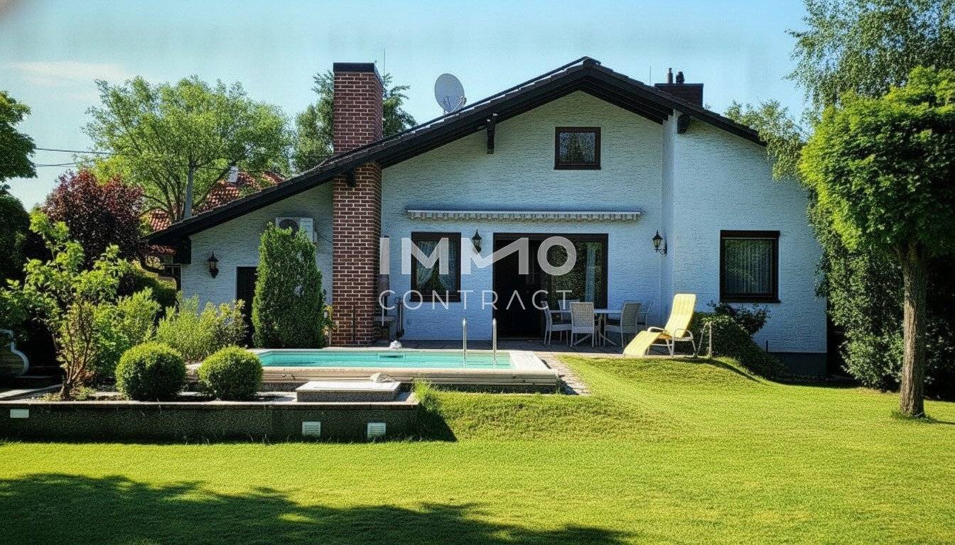 Gepflegter Bungalow in Baden mit Pool