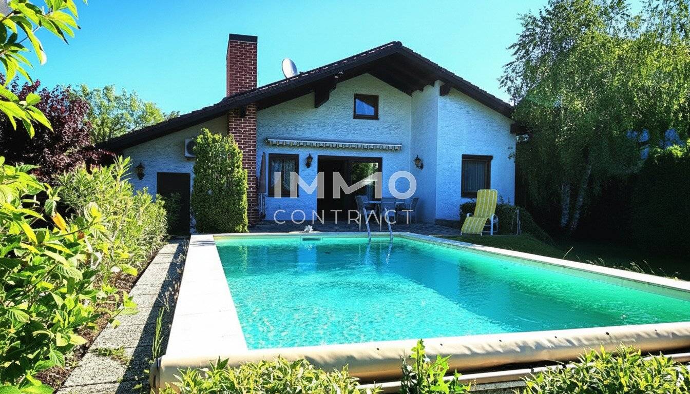 Gepflegter Bungalow in Baden mit Pool