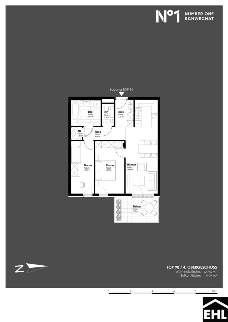 Apartment newly built at Hauptplatz Schwechat