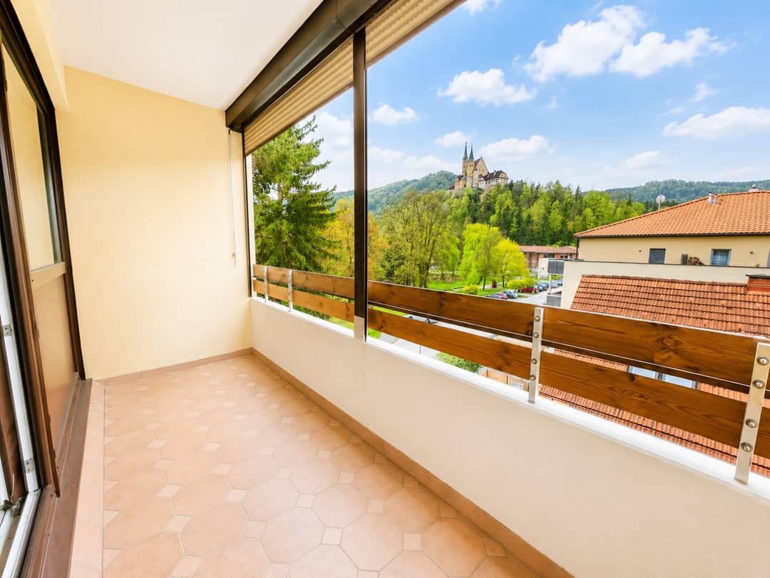 Wohnung mit Loggia Tiefgarage Judendorf Parkblick