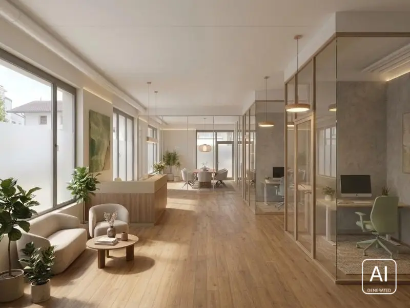 KI Visualisierung Büro