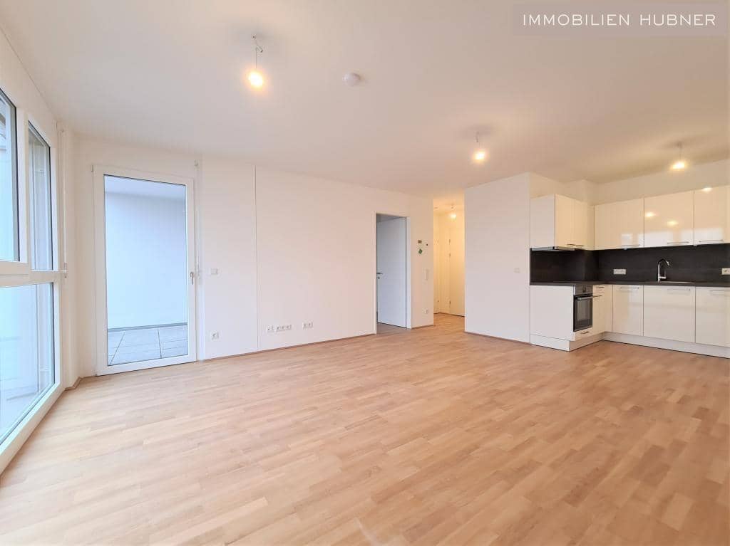 Wohnung Neubau mit Loggia und Panoramafenster