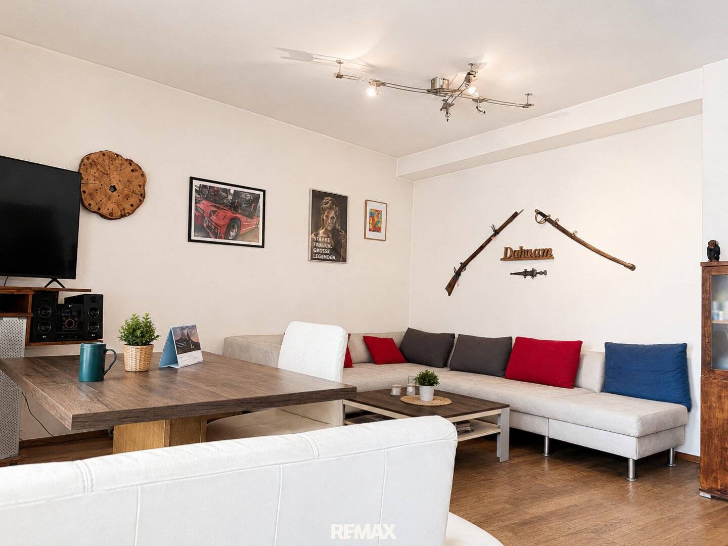 Erdgeschosswohnung im Zentrum mit Balkon