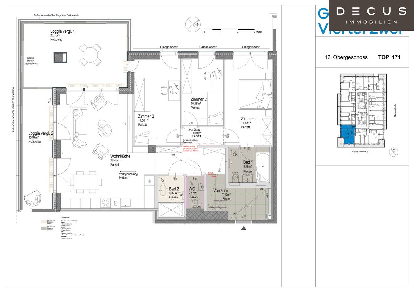 Apartment newly built at U2 Stadium Loggia