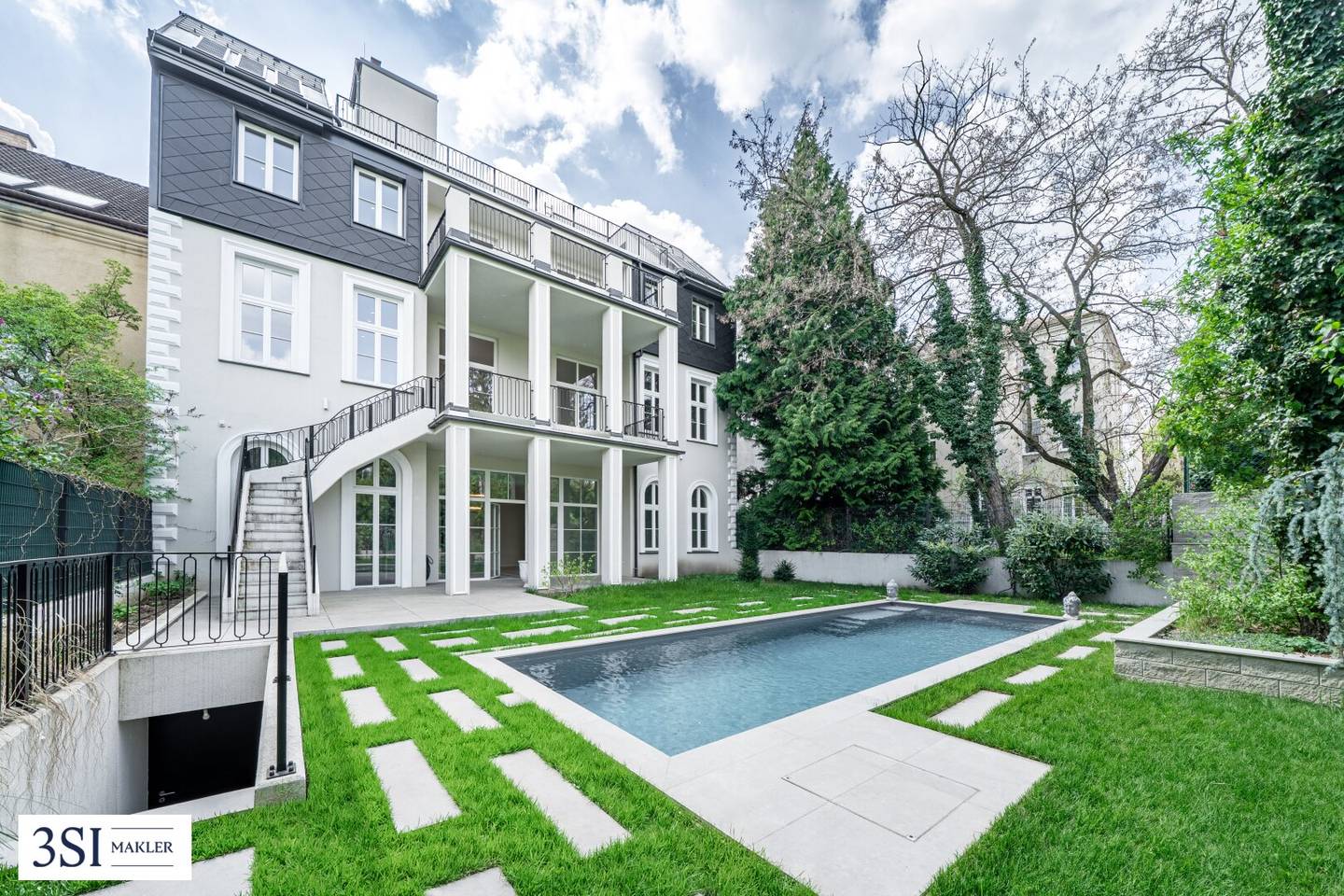 Exklusive Villa mit Pool und Garten in Sievering