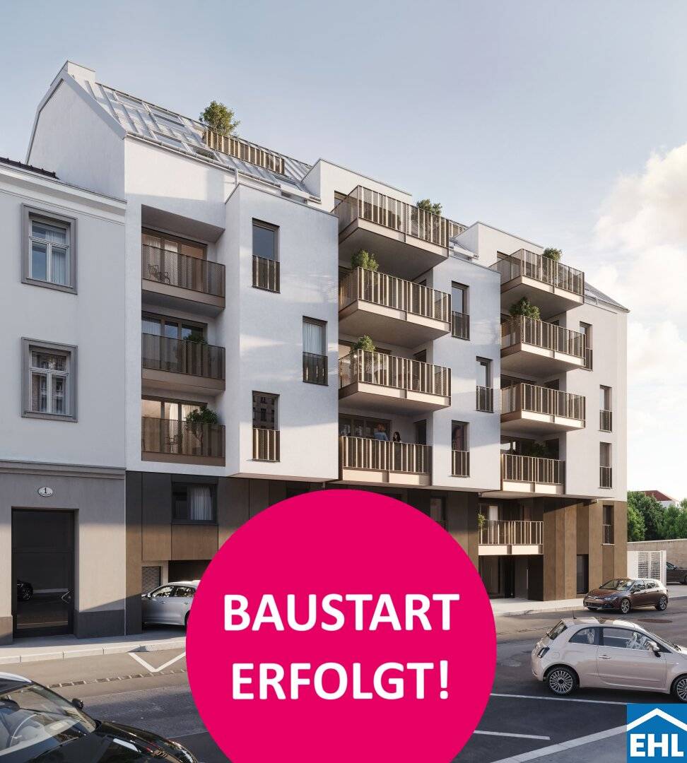 New build apartment with balcony first occupancy
