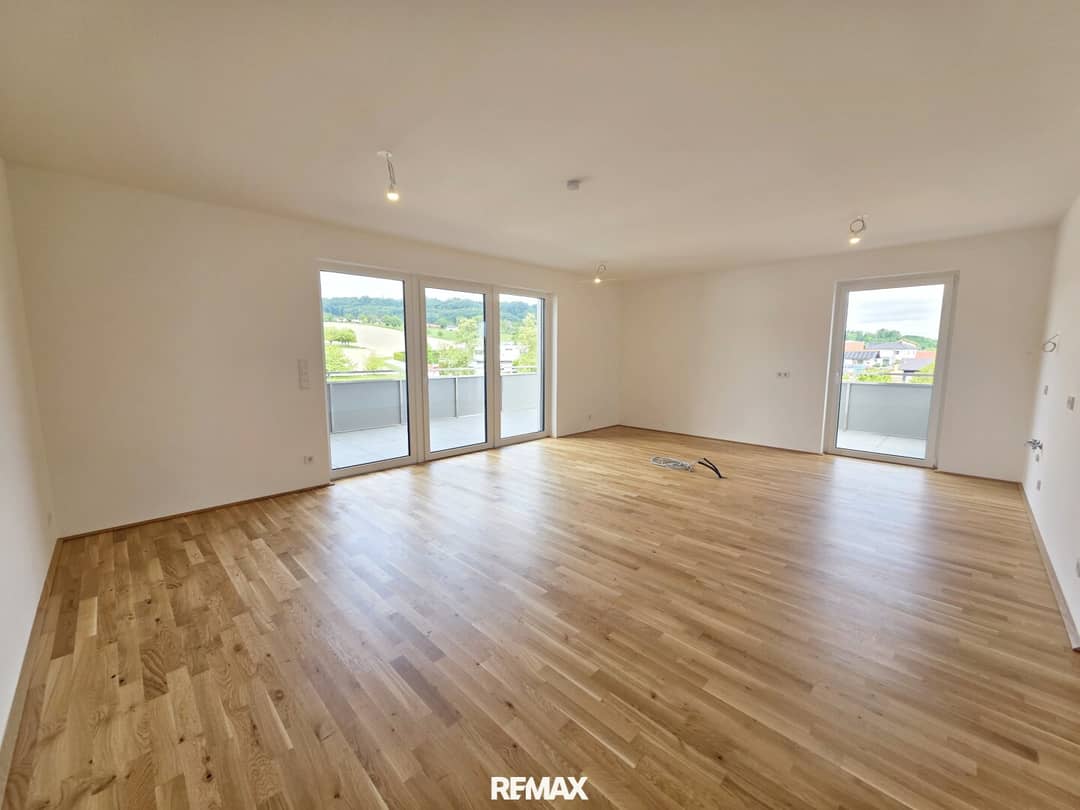 First occupancy apartment with southwest balcony