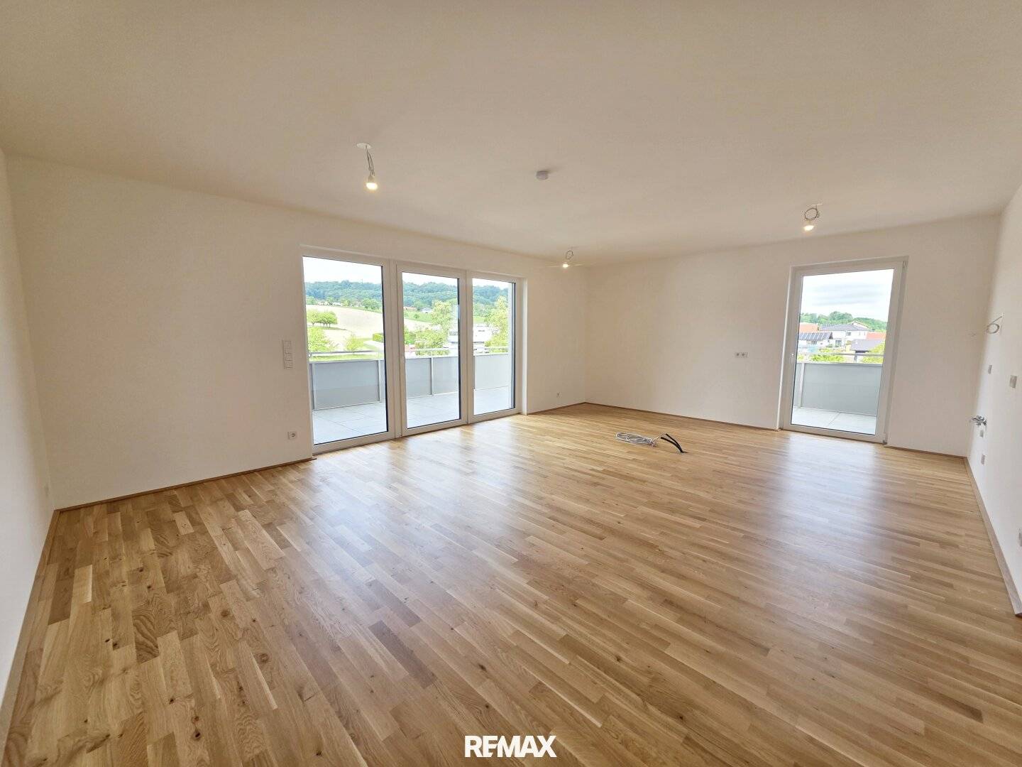 First occupancy apartment with southwest balcony