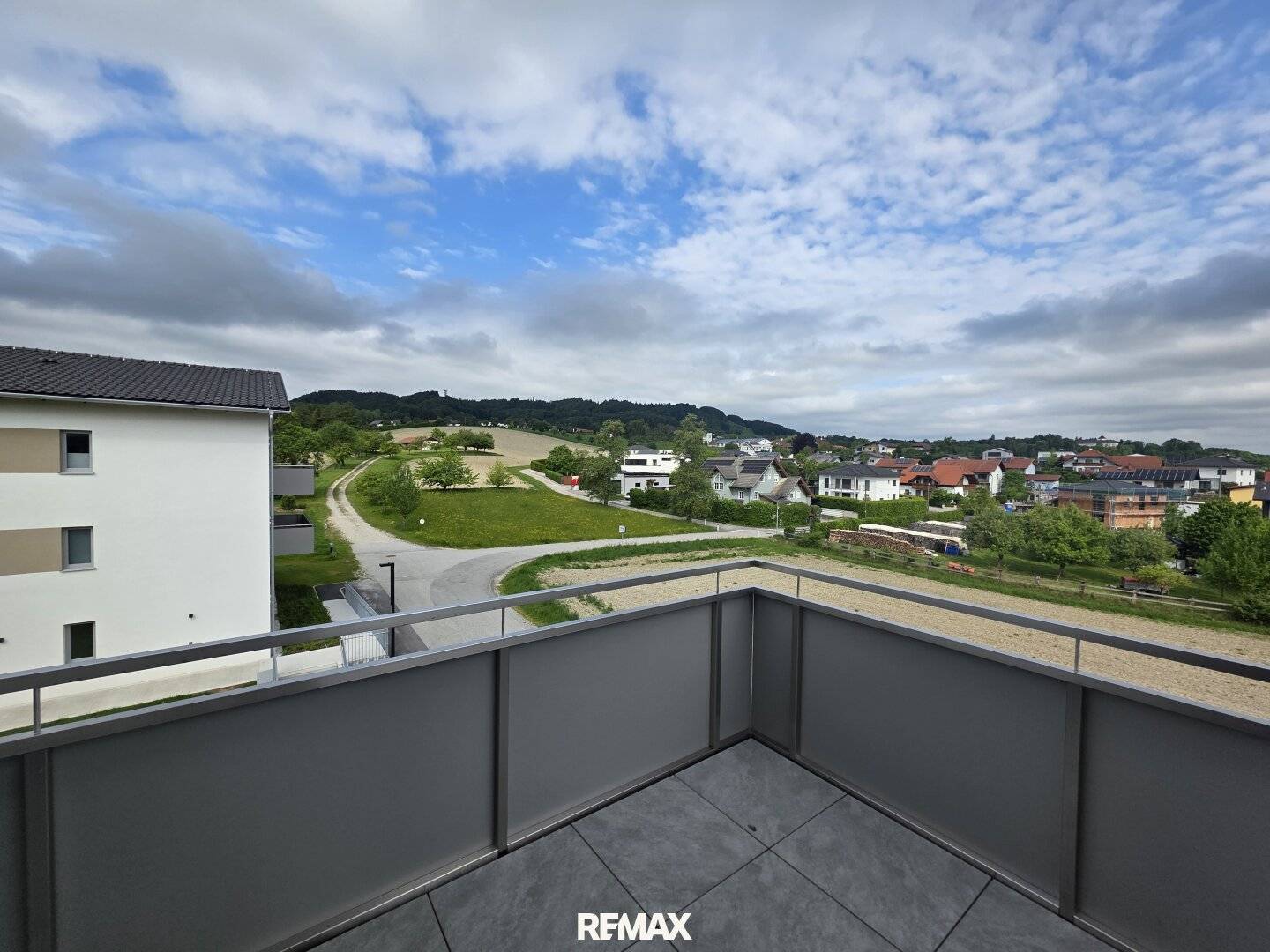 First occupancy apartment with southwest balcony