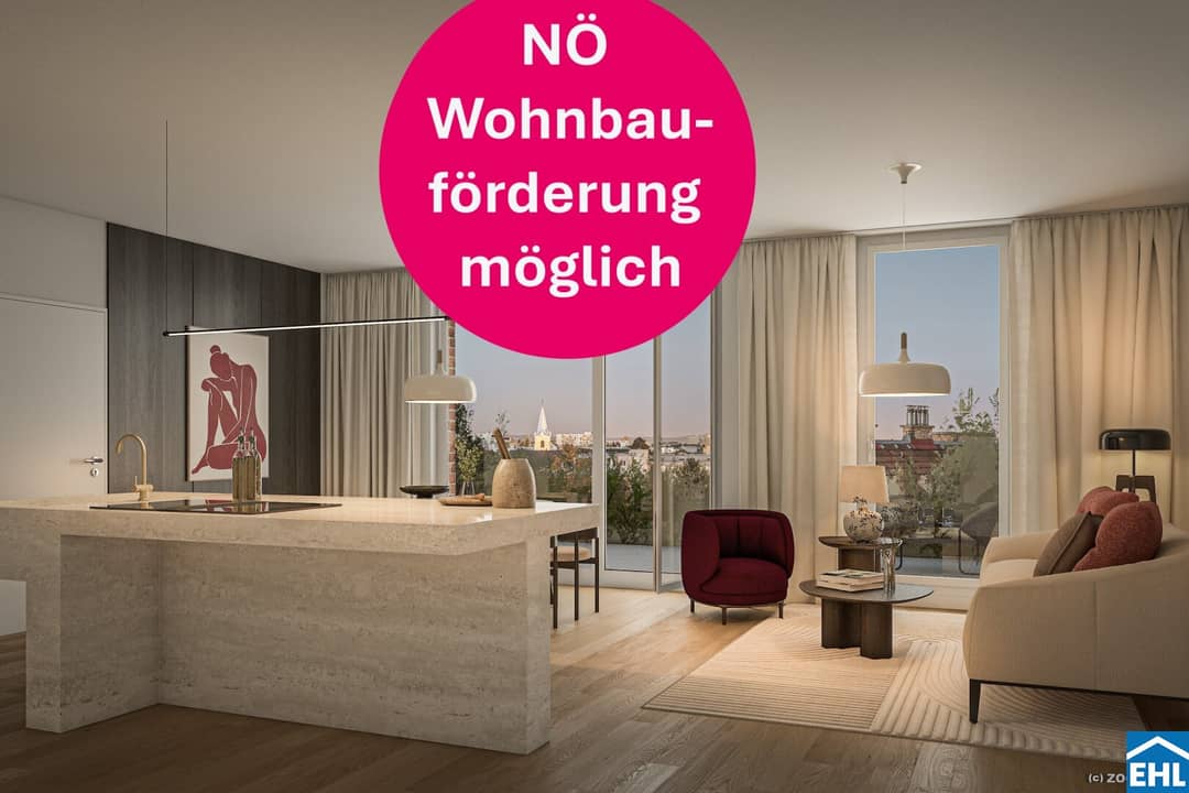 Wohnung im Zentrum Erstbezug Loggia